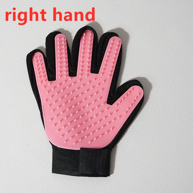 Pet Grooming Glove Brush – Hair Remover & Massage Tool for Cats, Dogs & Small Animals