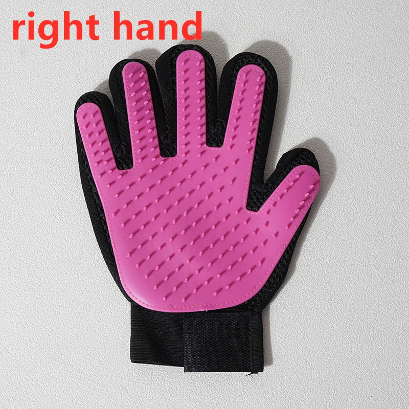 Pet Grooming Glove Brush – Hair Remover & Massage Tool for Cats, Dogs & Small Animals