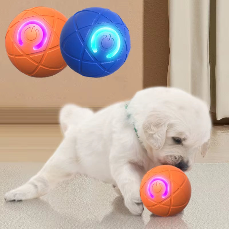 Smart USB Dog Toy Ball – Auto Moving, Bouncing & Rechargeable Interactive Pet Toy