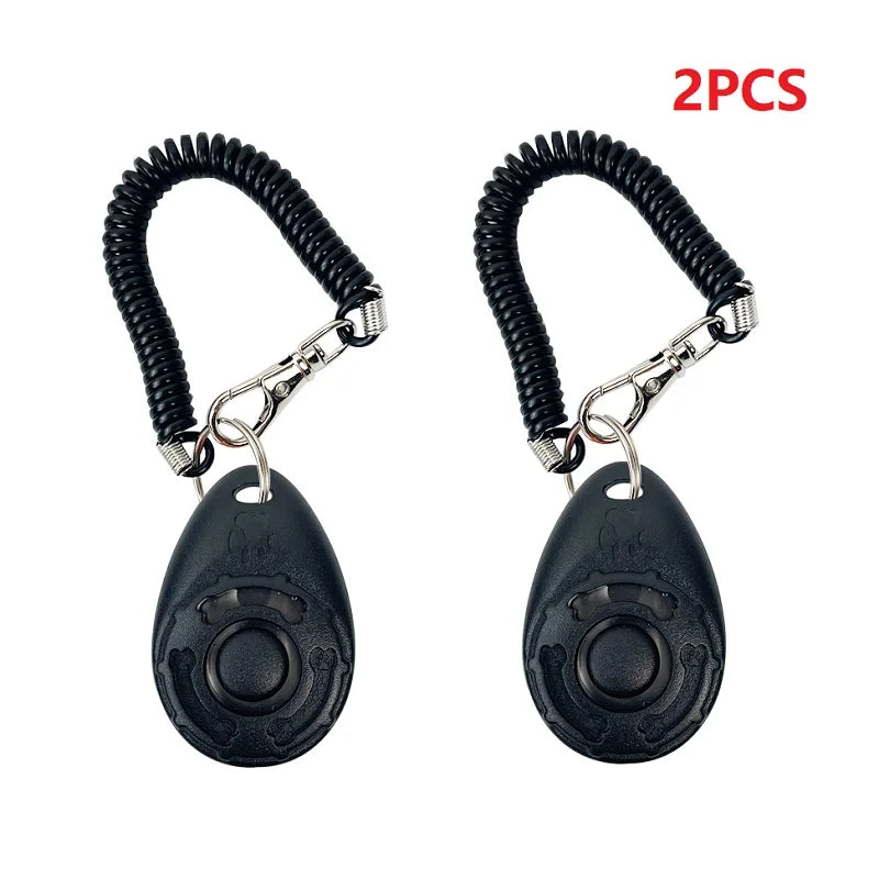 Dog Training Clicker with Wrist Strap – Sound Trainer for Dogs & Cats, Multiple Styles