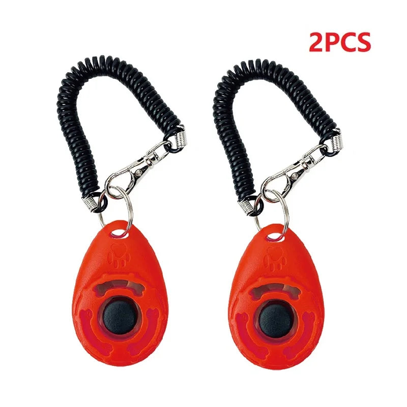 Dog Training Clicker with Wrist Strap – Sound Trainer for Dogs & Cats, Multiple Styles