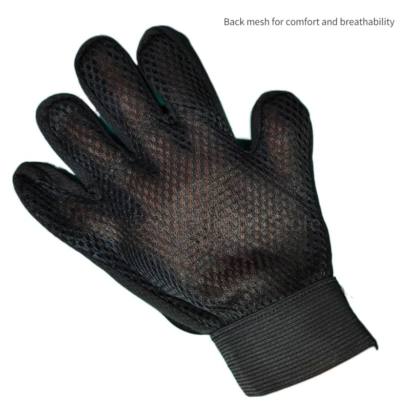 Pet Grooming Glove Brush – Hair Remover & Massage Tool for Cats, Dogs & Small Animals