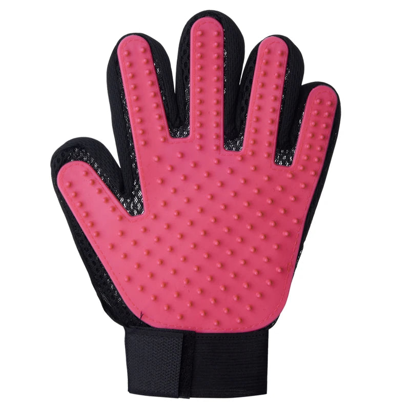 Pet Grooming Glove Brush – Hair Remover & Massage Tool for Cats, Dogs & Small Animals