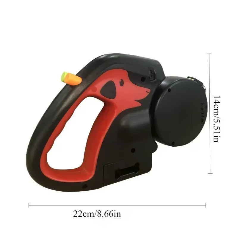 Portable Rotating Double Dog Leash – Retractable 2-Dog Walking Gear, Light & Convenient