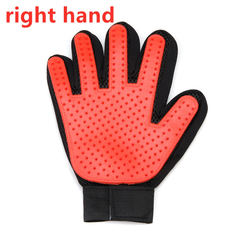 Pet Grooming Glove Brush – Hair Remover & Massage Tool for Cats, Dogs & Small Animals