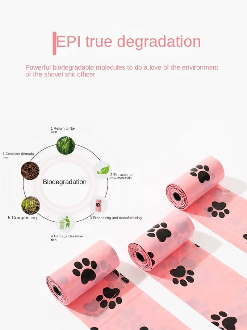 EPI Biodegradable Dog Poop Bags – Eco-Friendly Pet Waste Bags with Dispenser