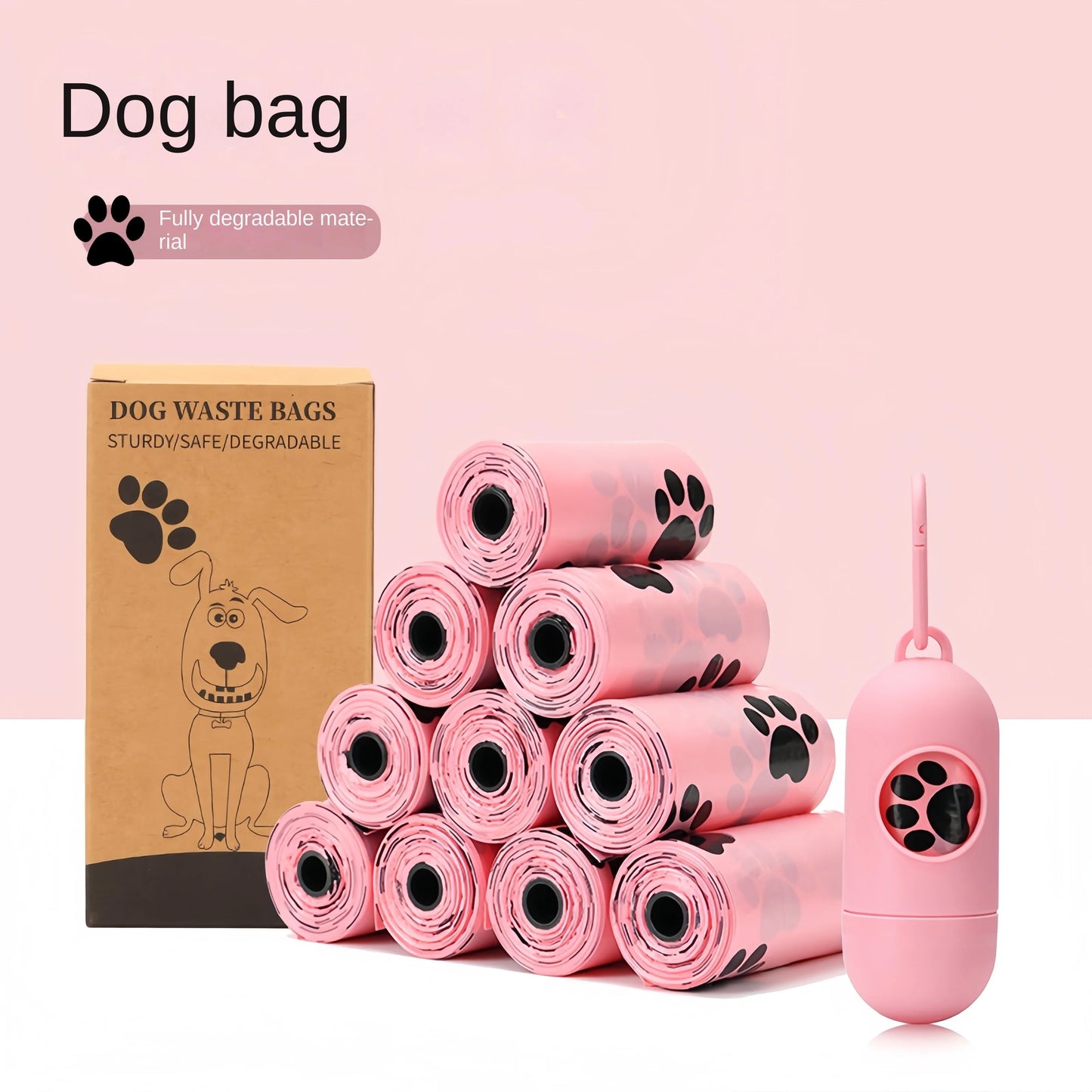 EPI Biodegradable Dog Poop Bags – Eco-Friendly Pet Waste Bags with Dispenser