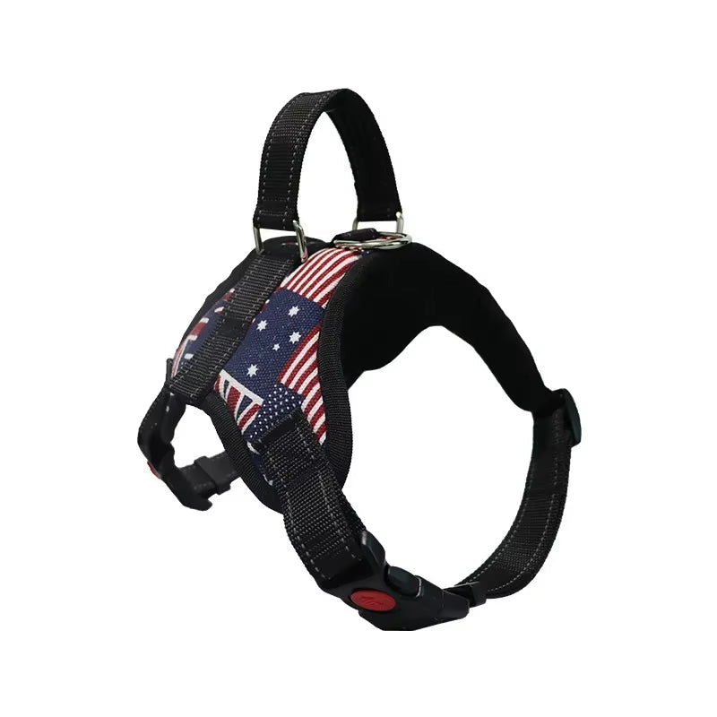 Adjustable Dog Harness Vest – Reflective Leash & 150cm Strong Traction Rope for Small & Large Dogs