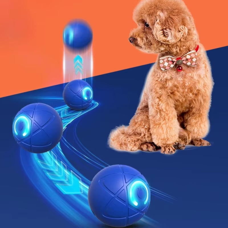 Smart USB Dog Toy Ball – Auto Moving, Bouncing & Rechargeable Interactive Pet Toy