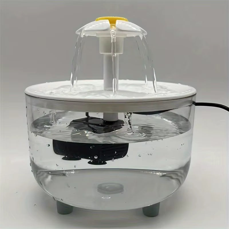 1L USB Quiet Pet Water Fountain – Automatic Cat Drinking Dispenser with Filter