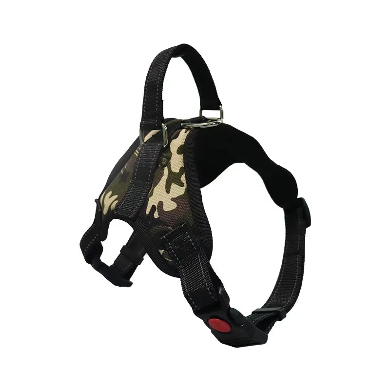 Adjustable Dog Harness Vest – Reflective Leash & 150cm Strong Traction Rope for Small & Large Dogs