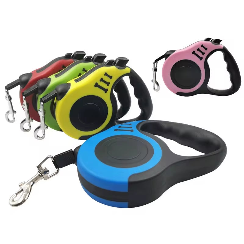 3M/5M Retractable Dog Leash – Automatic Flexible Traction Rope for Small to Large Dogs