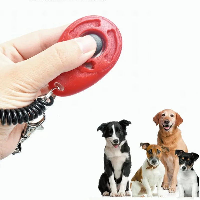 Dog Training Clicker with Wrist Strap – Sound Trainer for Dogs & Cats, Multiple Styles