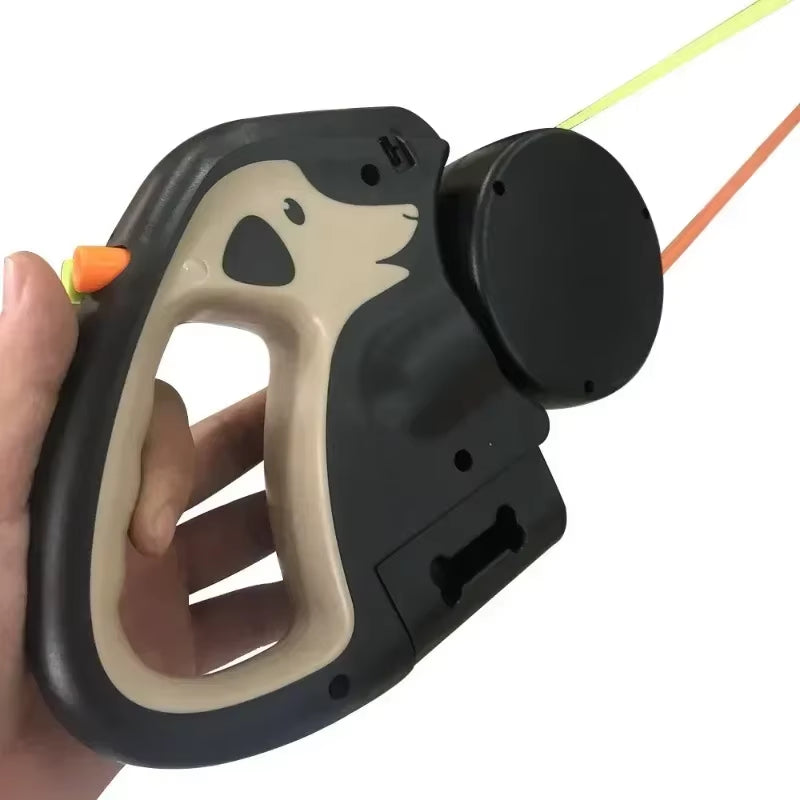 Portable Rotating Double Dog Leash – Retractable 2-Dog Walking Gear, Light & Convenient