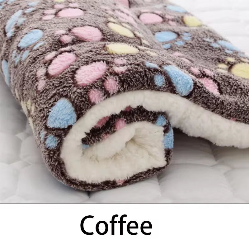 Flannel Pet Sleeping Mat – Cozy Dog & Cat Bed, Comfortable Cushion for Small & Large Pets