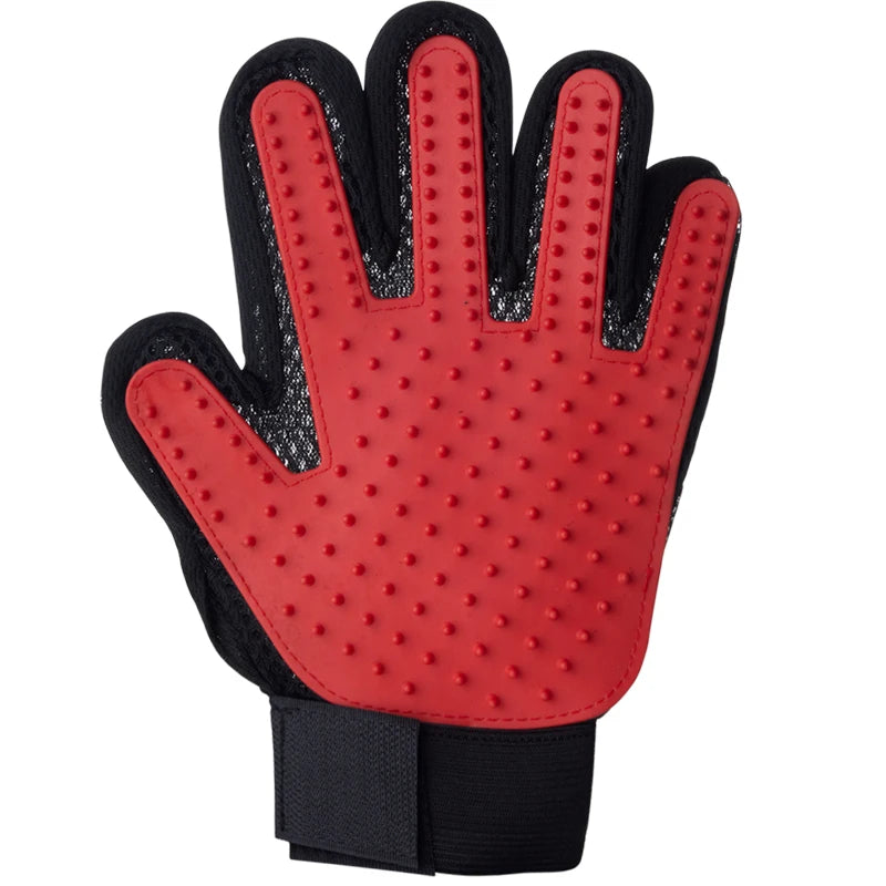 Pet Grooming Glove Brush – Hair Remover & Massage Tool for Cats, Dogs & Small Animals