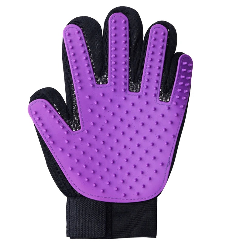 Pet Grooming Glove Brush – Hair Remover & Massage Tool for Cats, Dogs & Small Animals