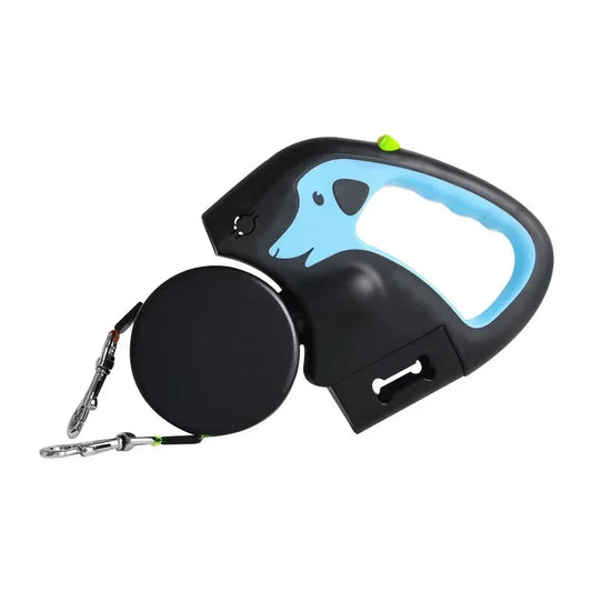 Portable Rotating Double Dog Leash – Retractable 2-Dog Walking Gear, Light & Convenient