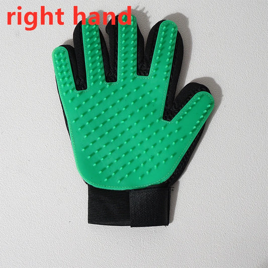 Pet Grooming Glove Brush – Hair Remover & Massage Tool for Cats, Dogs & Small Animals